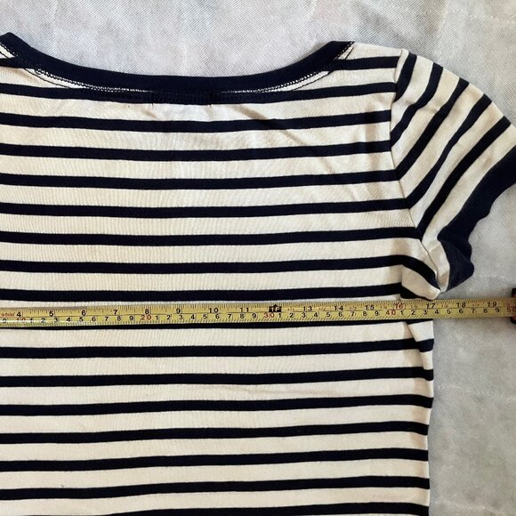 Ralph Lauren Jeans Co. striped tee shirt size M - Picture 3 of 4